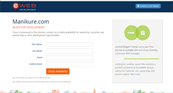Desktop Screenshot of manikure.com