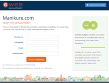 Tablet Screenshot of manikure.com